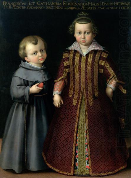 Cristofano Allori Portrait of Francesco and Caterina Medici china oil painting image